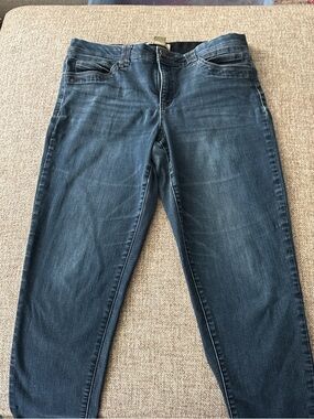 Democracy Slim Straight Dark Blue Jeans